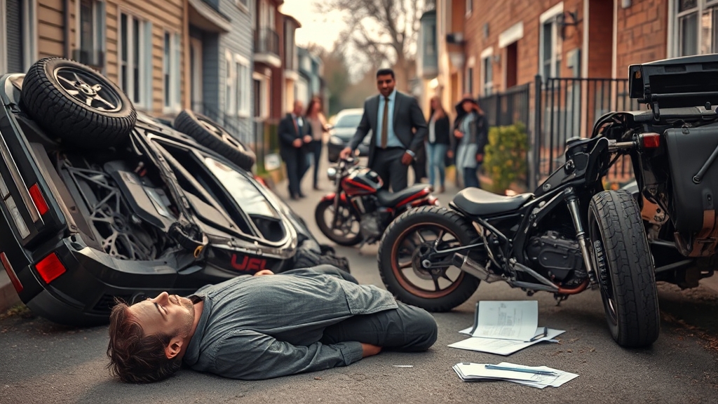 100% 과실, 합의금은 어떻게? (realistic 스타일)