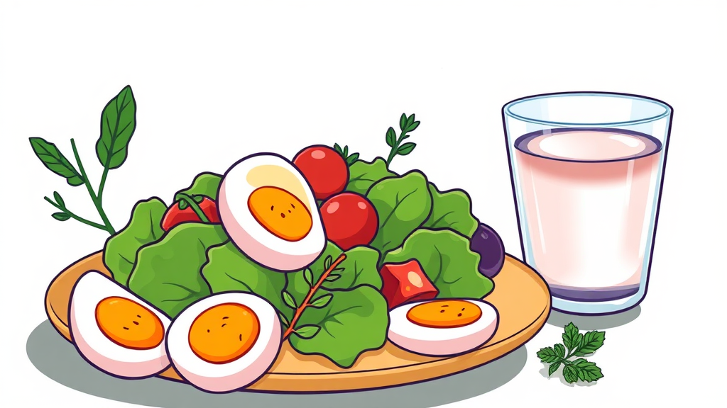 격일 단식, 무엇일까요? (cartoon 스타일)