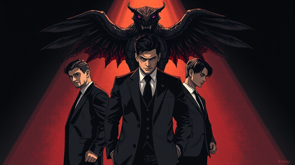 주요 등장인물 분석 (illustration 스타일)