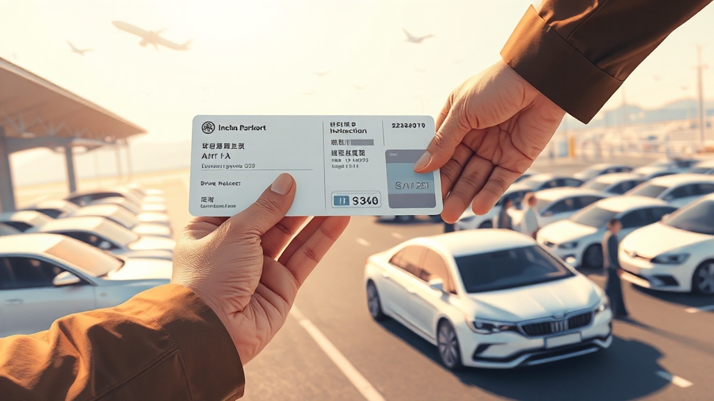 유의사항: 차량 인도 및 수령 팁 (realistic 스타일)