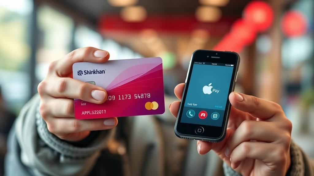 신한카드 애플페이 출시, 무엇이 달라지나? (realistic 스타일)