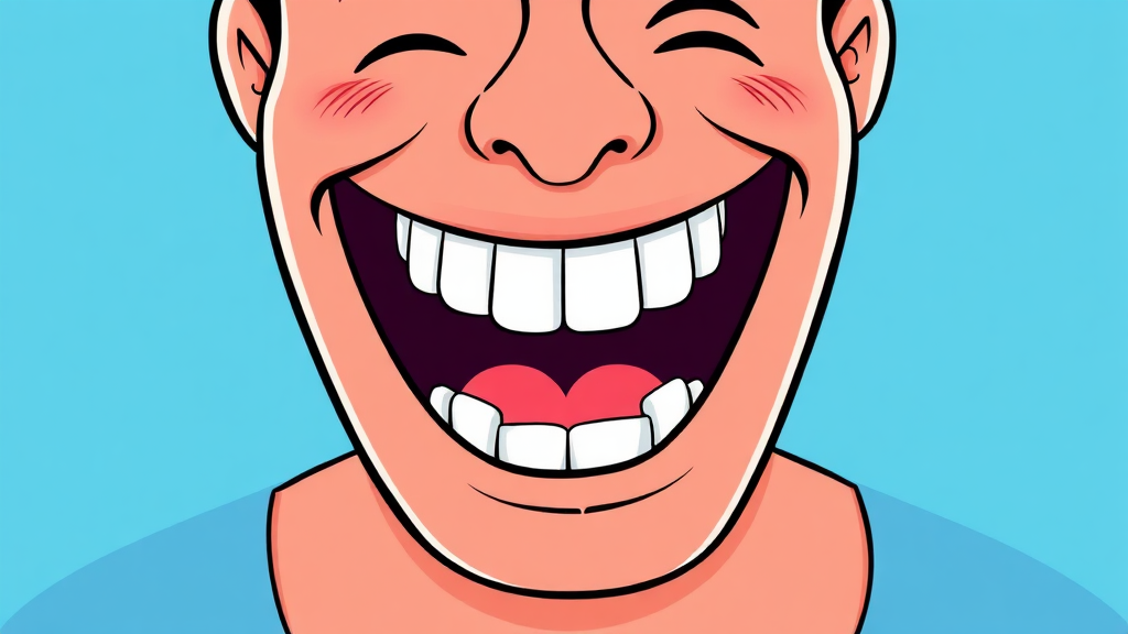 오라씨엠유 효능: 구강 건강 개선 효과 (cartoon 스타일)