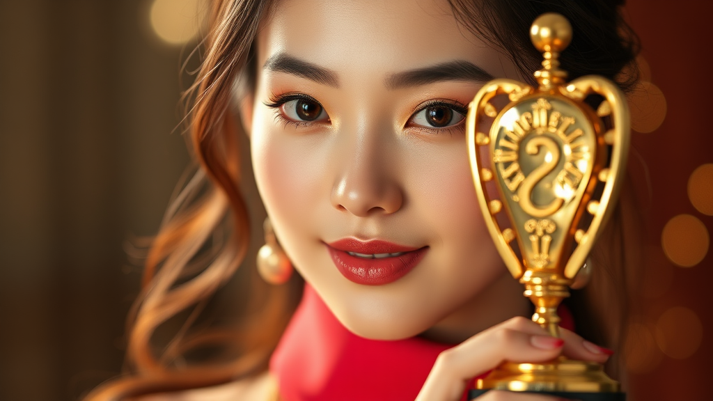 올리브영 어워즈 및 트렌드 분석 (realistic 스타일)