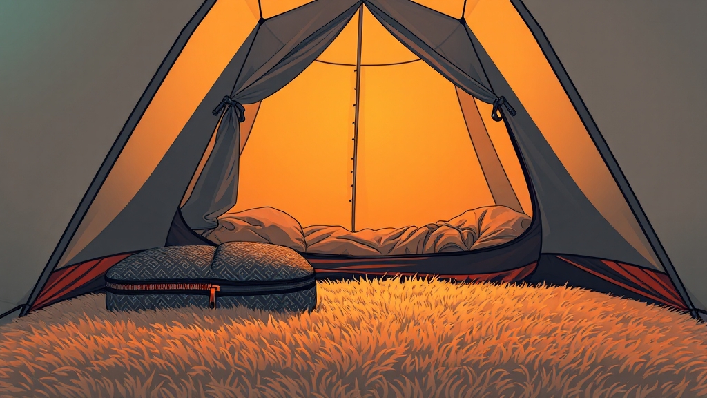 하이노스 카페트 & 텐트, 쾌적성 비교 (illustration 스타일)