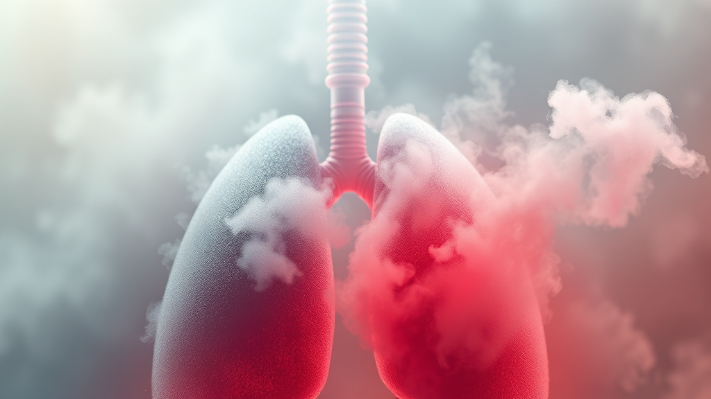 미세먼지, 건강 위협부터 완벽 대처법까지 A to Z 4 미세먼지, 건강을 위협하는 요인들 (realistic 스타일)