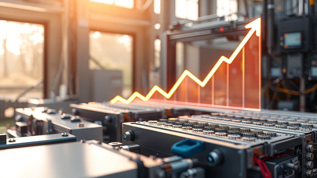 이차전지 시장 연결고리 (realistic 스타일)