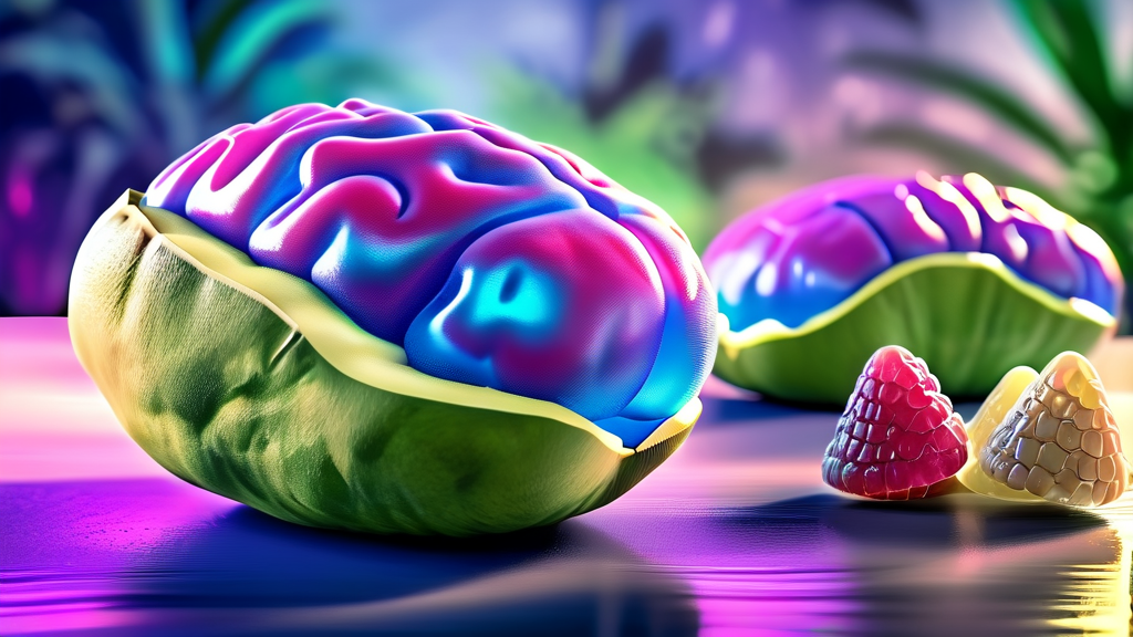 포스파티딜 세린, 뇌 건강의 핵심 성분 (realistic 스타일)