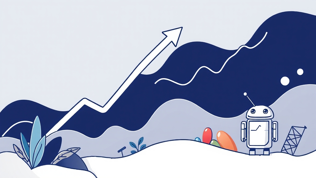 주요 시장 동향: 코스피 vs 코스닥 (illustration 스타일)