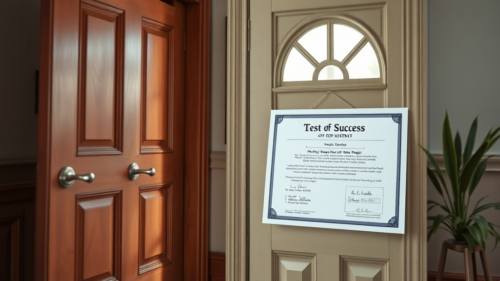 합격 후기 및 팁 (realistic 스타일)