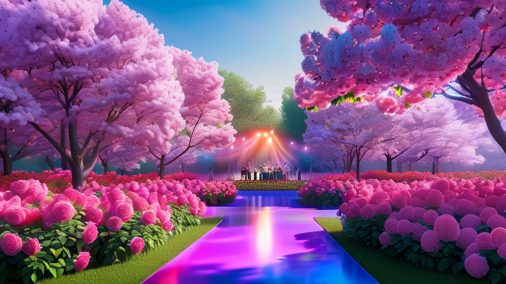 축제 즐기기 A to Z: 주요 프로그램 및 행사 안내 (realistic 스타일)