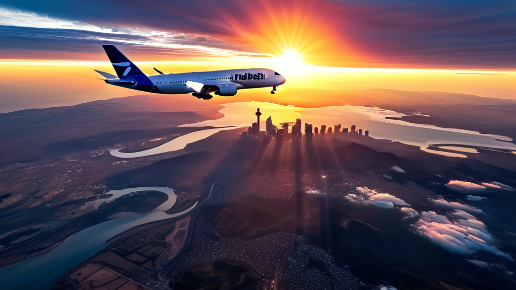 인천-호주 직항 vs 경유, 어떤 항공권이 유리할까? (realistic 스타일)