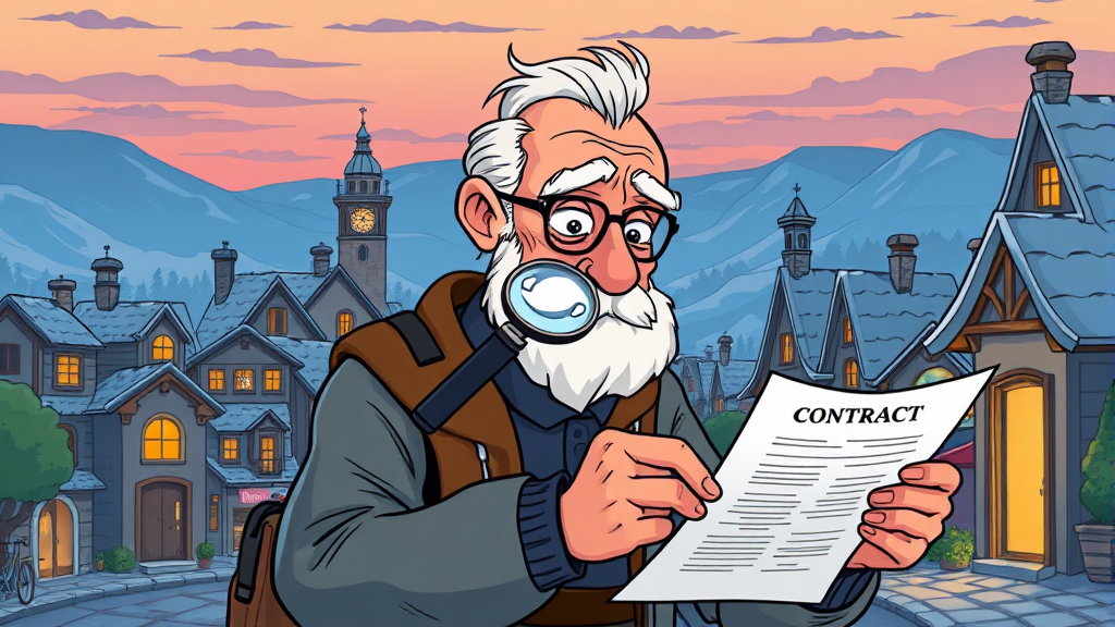 보증금 반환 가능성 및 조건 (cartoon 스타일)