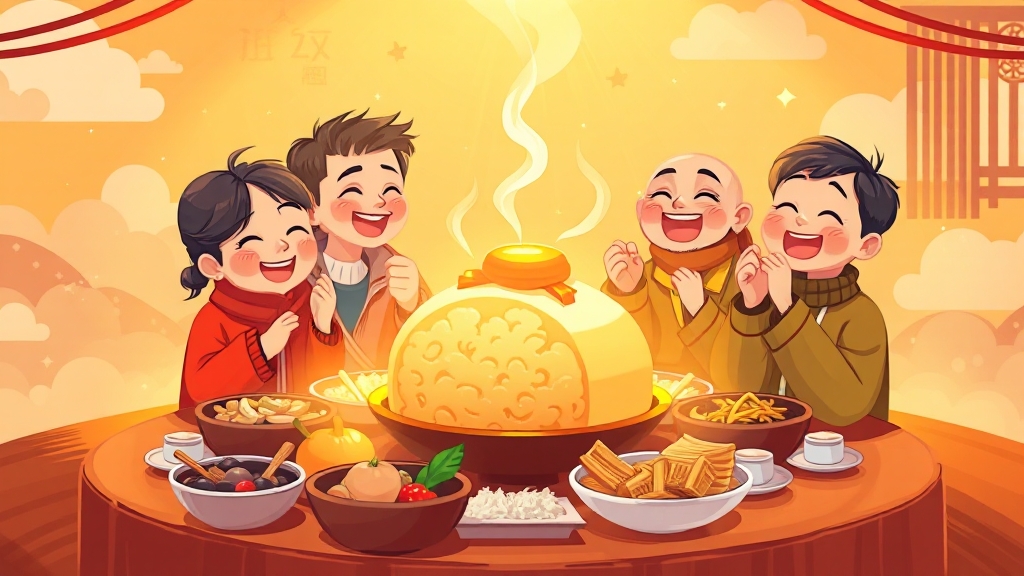 떡 꿈의 기본 의미 (cartoon 스타일)
