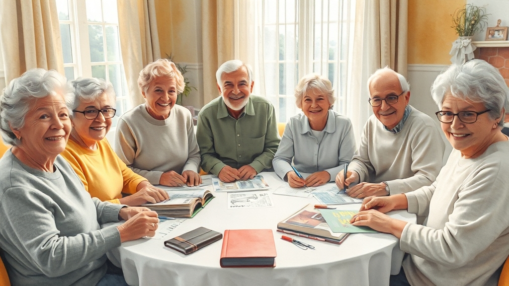 인지 강화 프로그램 (watercolor 스타일)