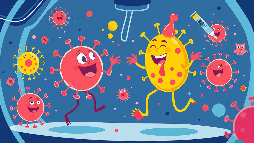 3가 vs 4가 백신 비교 (illustration 스타일)