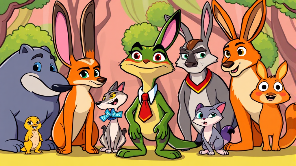 주토피아 2: 사회적 메시지 & 핵심 주제 (cartoon 스타일)