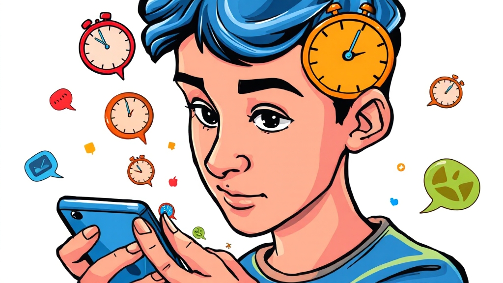 iOS 26: 잠금 화면, 집중 모드, 메시지 앱 (cartoon 스타일)