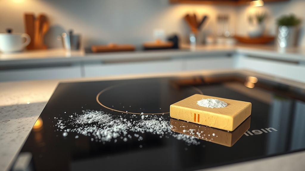 인덕션 청소 완벽 가이드 (realistic 스타일)