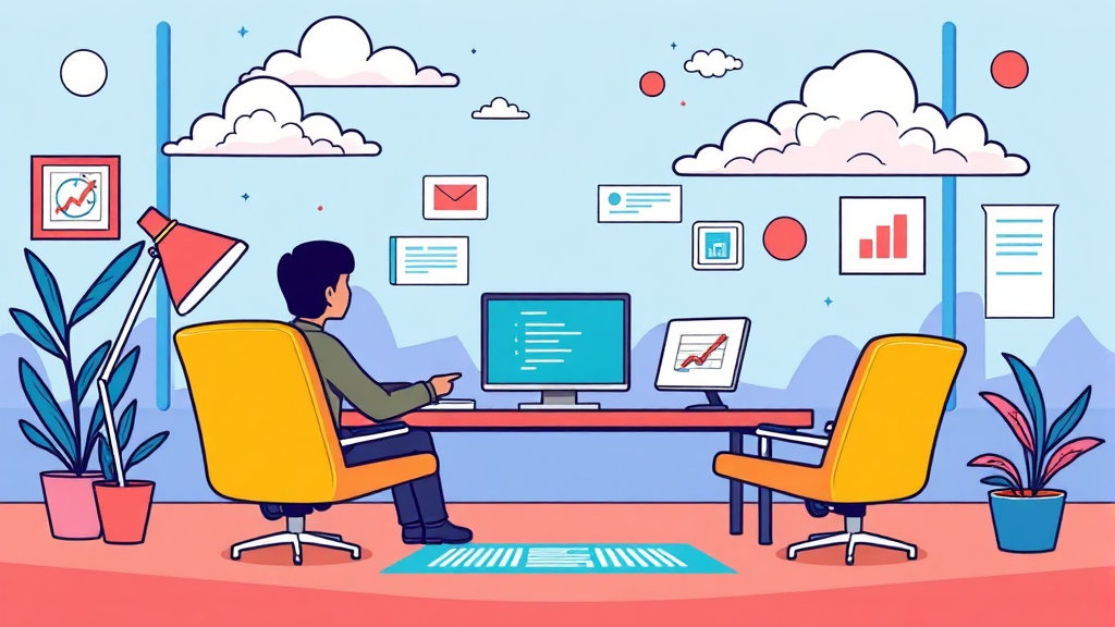 폴라리스 오피스, 당신의 생산성을 높이는 핵심 도구 (cartoon 스타일)