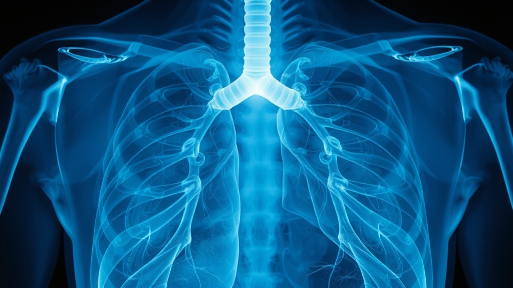 폐기흉의 다양한 치료 방법 (realistic 스타일)