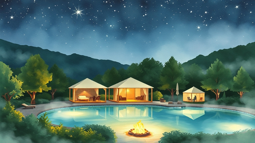 가평 숙소 추천 (watercolor 스타일)