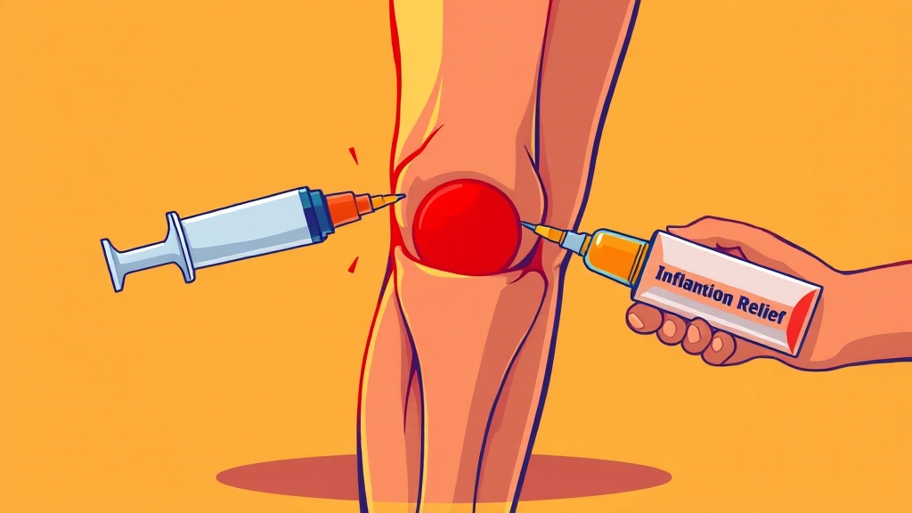 약물 및 주사 치료 효과와 주의사항 (cartoon 스타일)