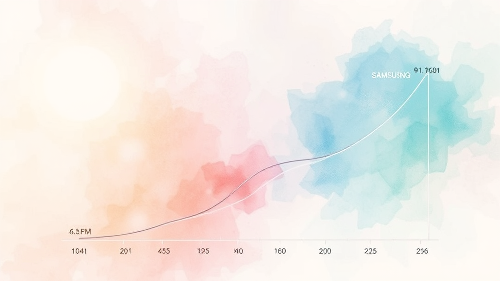 삼성전자 실적 추이 및 2026년 전망 (watercolor 스타일)