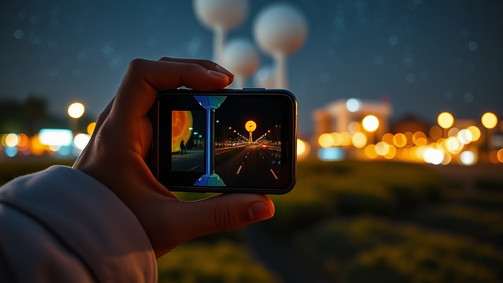 카메라 혁신: AI와 함께하는 놀라운 사진 경험 (realistic 스타일)