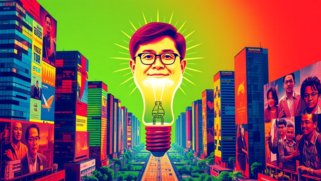 이호현 2차관, 에너지 정책 전문가 (popart 스타일)