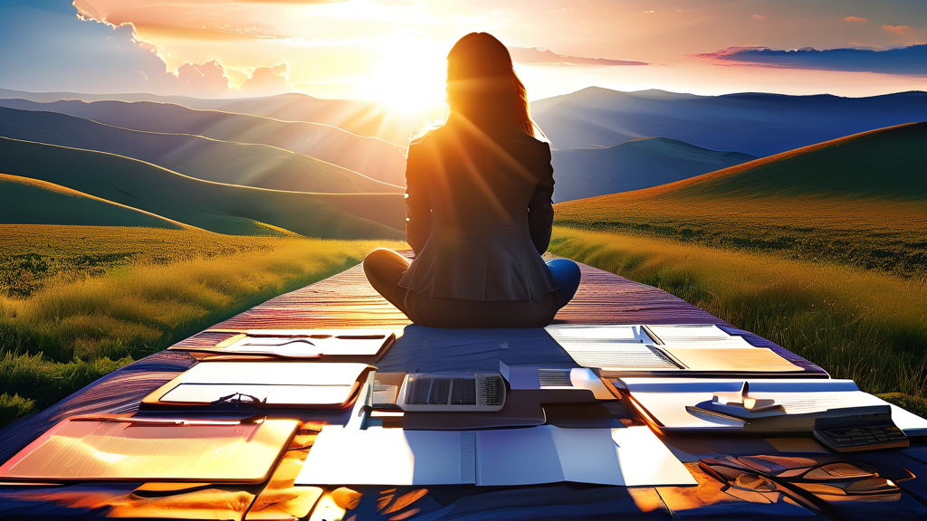 성공적인 대출을 위한 핵심: 신청 절차 및 필요 서류 (realistic 스타일)