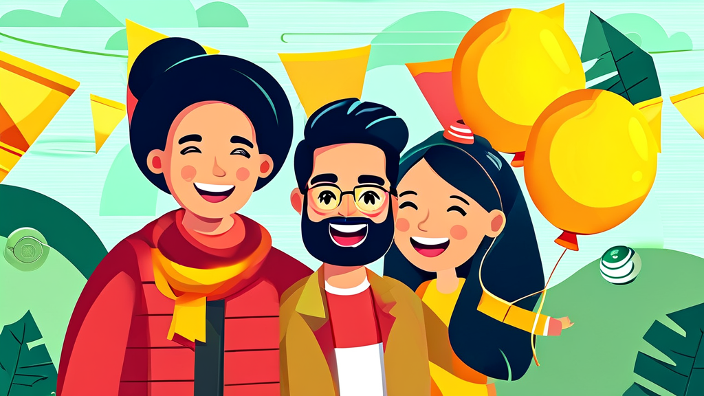 정부 및 지자체 육아 지원금 혜택 알아보기 (illustration 스타일)