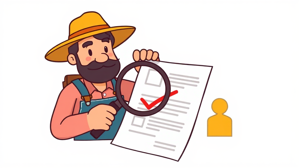 공익직불금 신청 시 반드시 알아야 할 주의사항 (cartoon 스타일)