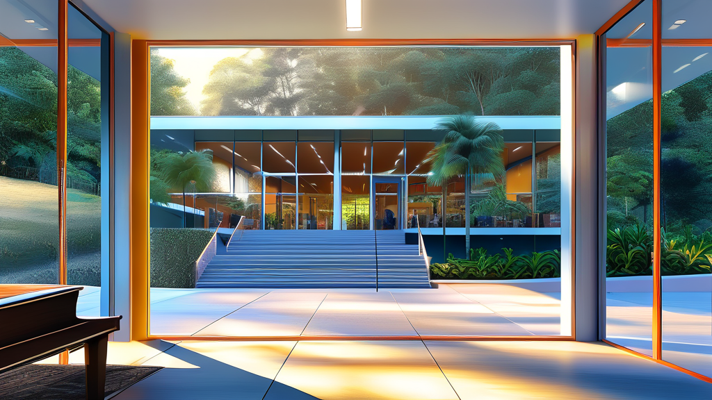 인감증명서 발급, 방문 신청 vs 인터넷 발급 비교 (realistic 스타일)