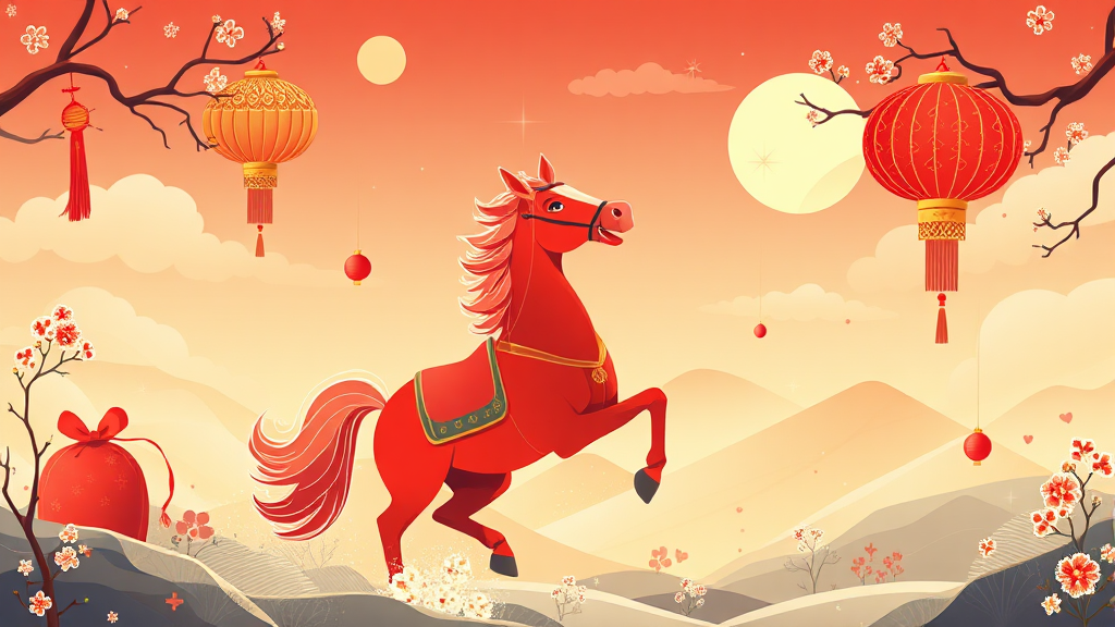 새해 덕담 모음 (illustration 스타일)