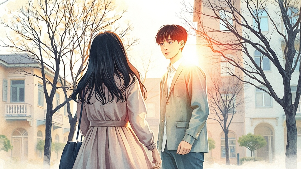 영상 공개 배경 및 내용 (watercolor 스타일)
