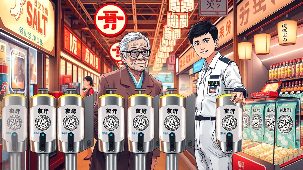 일본 시장, 최신 동향 분석 (illustration 스타일)