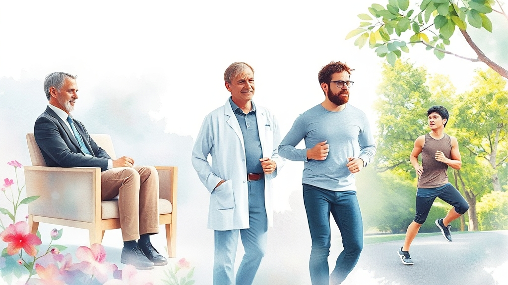 조루 치료, 어떻게 해야 효과적일까요? (watercolor 스타일)