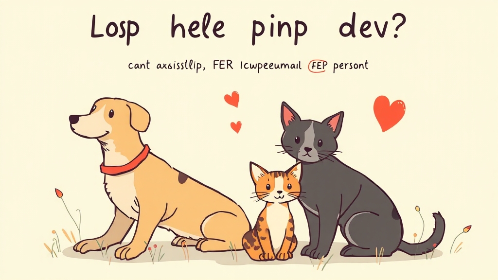 댕냥이 분실, 어디에 신고해야 할까요? (illustration 스타일)