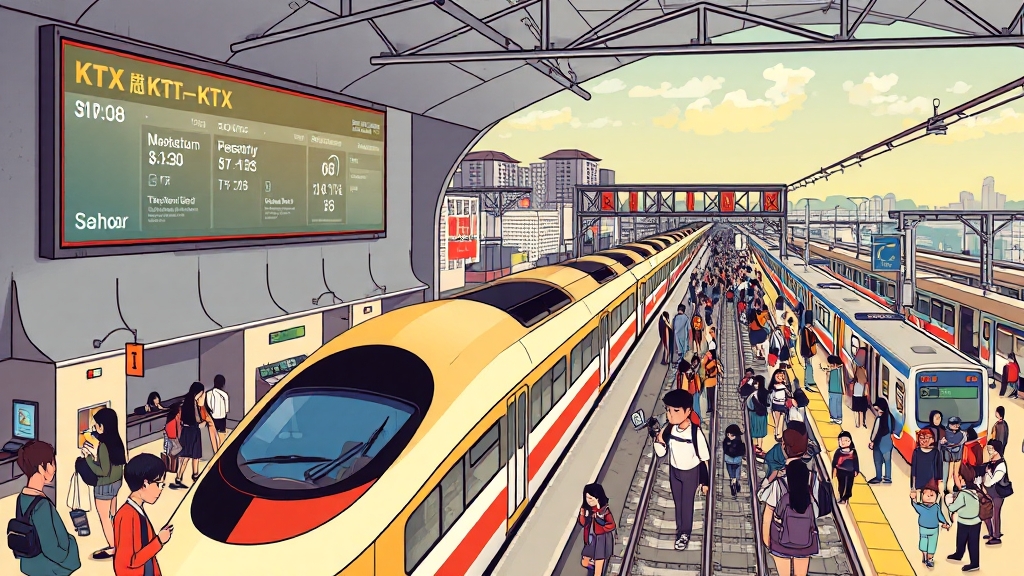 예매 후, 탑승까지 완벽 가이드 (cartoon 스타일)