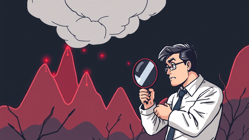 투자 시 고려해야 할 리스크 요인 (illustration 스타일)