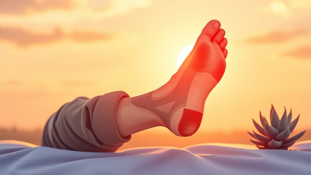 족저근막염, 집에서 진단하고 대처하기 (illustration 스타일)