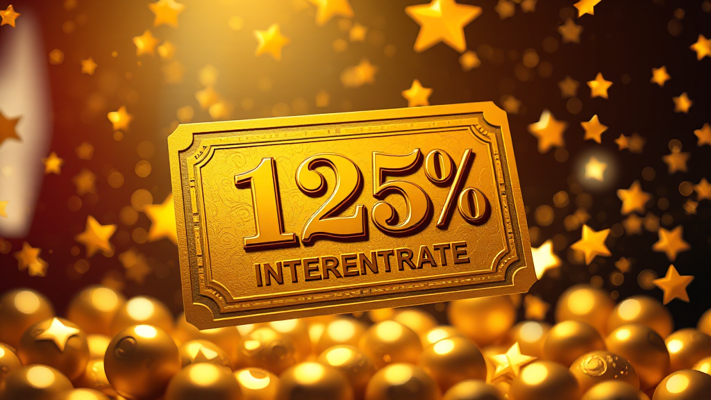 12.5% 금리, 어떻게 받을까? (realistic 스타일)