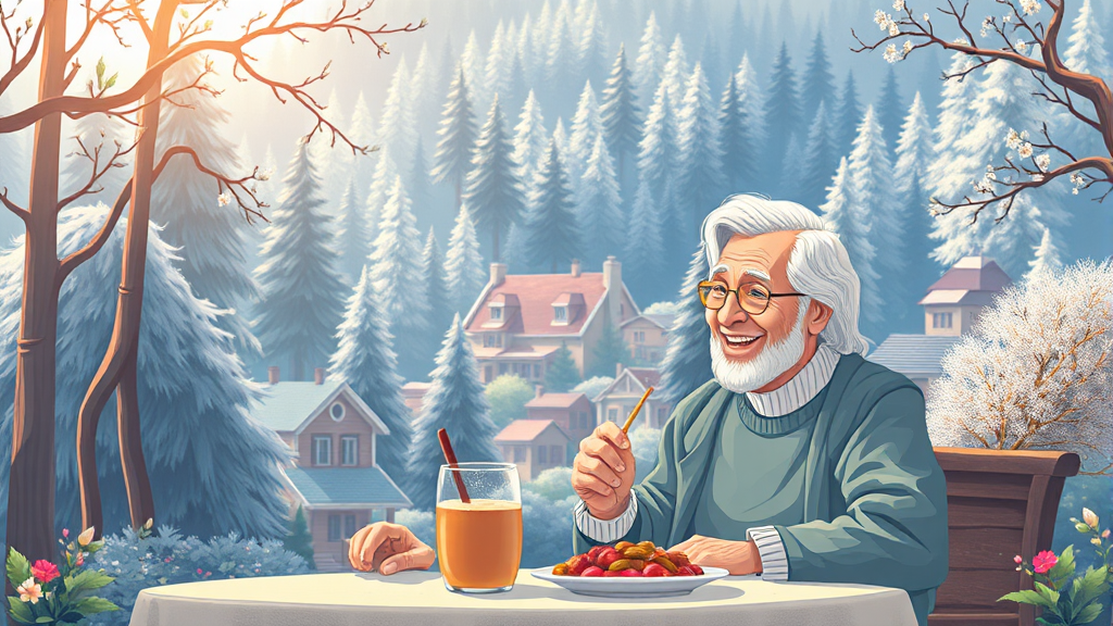 고급 실버타운 선택 기준 (illustration 스타일)