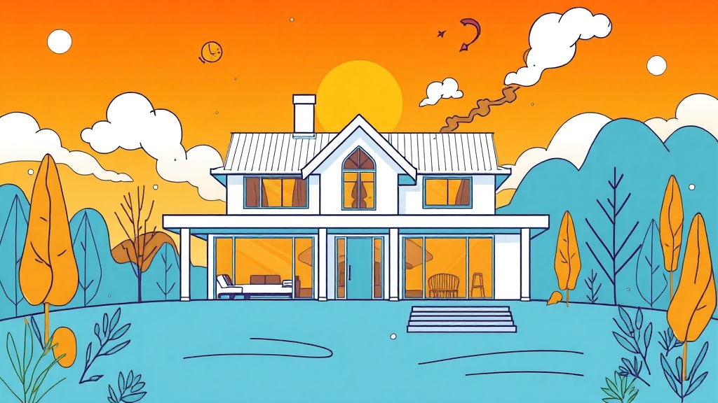 부동산 세금 인상 시뮬레이션 및 절세 전략 (illustration 스타일)