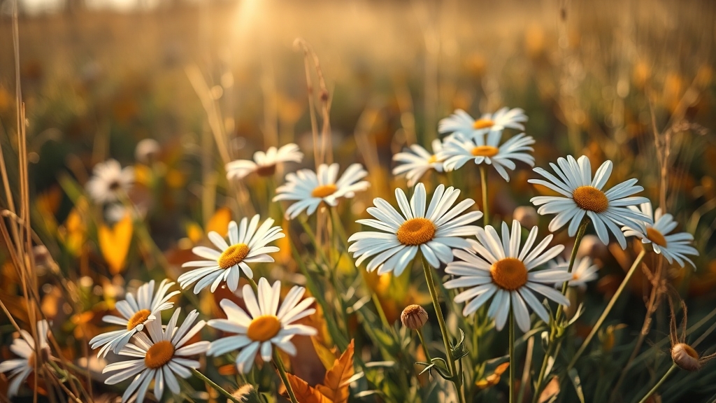 구절초, 무엇일까요? (realistic 스타일)