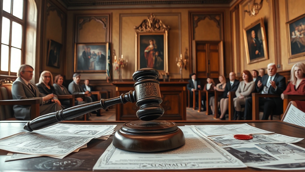 사기 피해 회복 방법: 민사 소송 및 합의 (realistic 스타일)