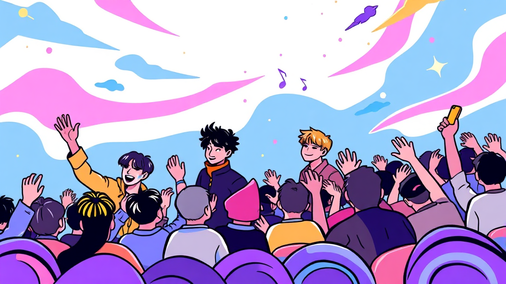 새 앨범, 3월 20일 발매! (cartoon 스타일)