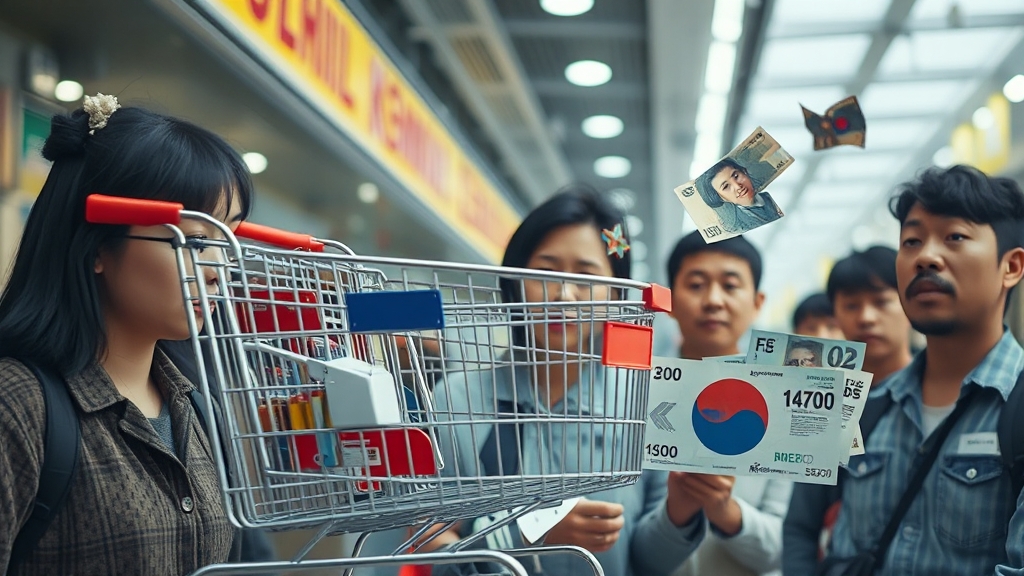 원화 가치 하락, 왜 중요할까요? (realistic 스타일)