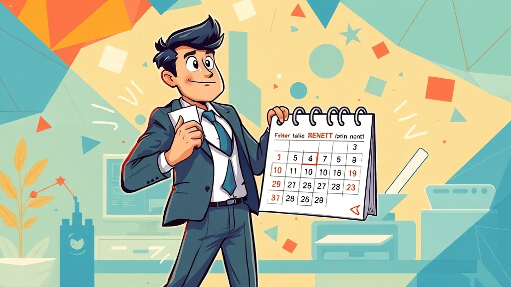 기한 후 신고 시 감면 혜택 (illustration 스타일)