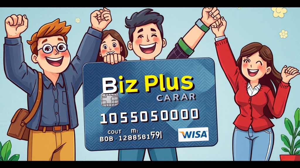 비즈플러스카드란? (cartoon 스타일)